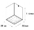 Накладной светильник Italline DL 3028 DL 3028 black 3000K