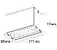 Накладной светильник Italline DL 3029 DL 3029 black 3000K