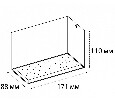 Накладной светильник Italline DL 3029 DL 3029 white 3000K