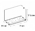 Накладной светильник Italline DL 3029 DL 3029 white 4000K