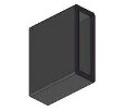 Заглушка для трека Italline Fantom IT010-4014 black