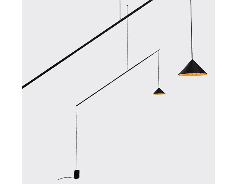 Светильник на растяжке Italline IT03-1429 IT03-1429 black/orange