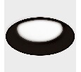 Встраиваемый светильник Italline IT06-6013 IT06-6013 black 4000K
