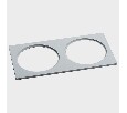 Рамка на 2 светильника Italline IT06-6016 IT06-6016 white FR2