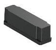 Накладка декоративная для блока питания Italline Kreator IT09-9024 black