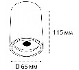 Накладной светильник Italline M02-65115 M02-65115 black