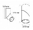 Накладной светильник Italline M03-0106 M03-0106 black