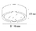 Накладной светильник Italline M04-525-146 M04-525-146 black 4000K