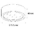 Накладной светильник Italline M04-525-175 M04-525-175 white 4000K