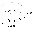 Накладной светильник Italline M04-525-95 M04-525-95 black 4000K