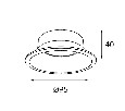 Кольцо декоративное Italline 3160 reflector for 3160