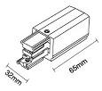 Токопровод левый Italline WSO WSO 24BL white