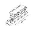 Соединитель линейный для треков Italline WSO WSO 34B black