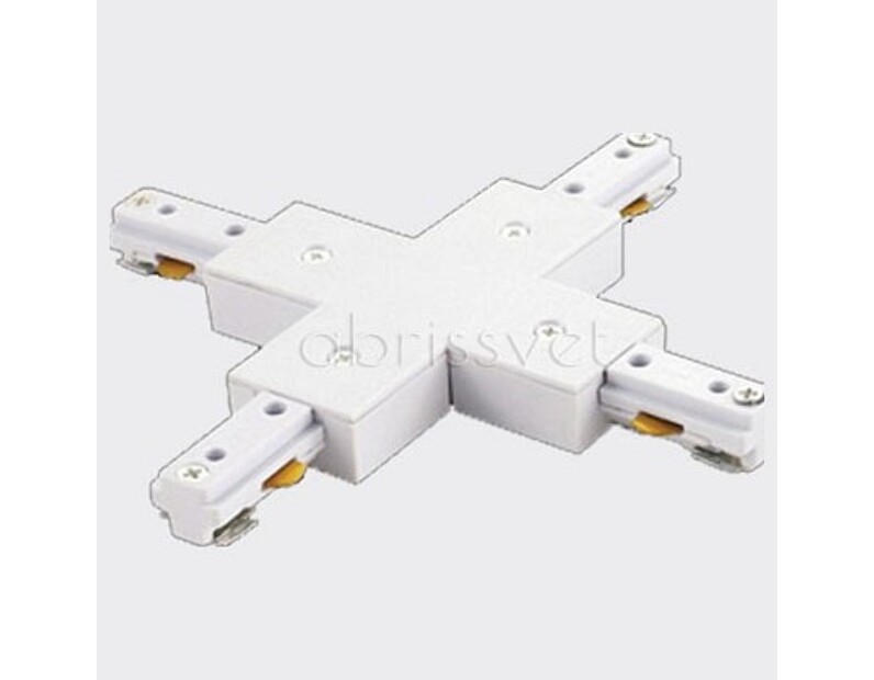 Соединитель X-образный для треков Italline WSO WSO 75 white