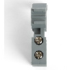 LD559 Концевой стопор (ограничитель) на DIN рейку для ЗНИ, серый STEKKER 39991