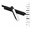 Светильник на штанге Arte Lamp Rapid A1160PL-1BK