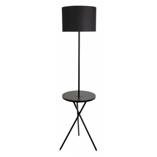 Торшер с полкой Arte Lamp Combo A2070PN-1BK