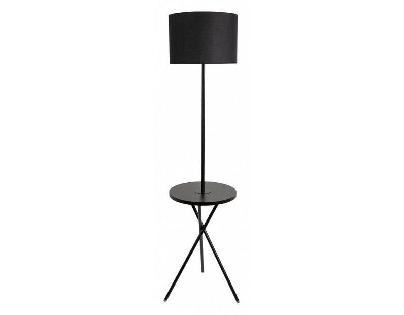 Торшер с полкой Arte Lamp Combo A2070PN-1BK