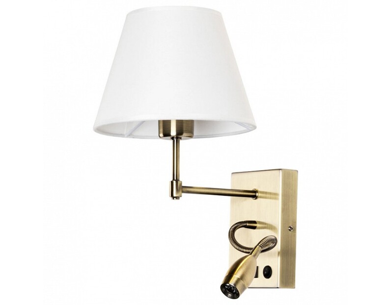 Бра с подсветкой Arte Lamp Elba A2581AP-2AB