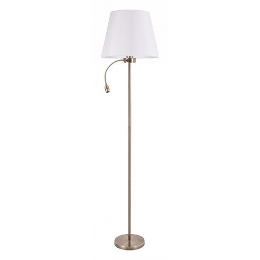 Торшер с подсветкой Arte Lamp Elba A2581PN-2AB