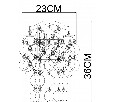 Накладной светильник Arte Lamp Pipirima A4065AP-2SG