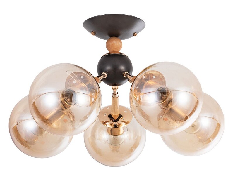 Люстра на штанге Arte Lamp Boston A4485PL-5BK