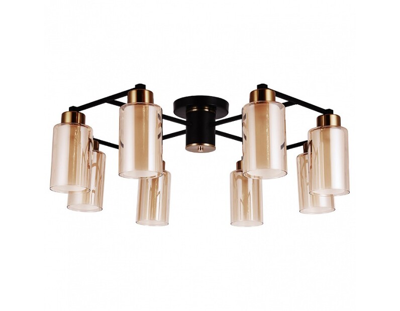 Потолочная люстра Arte Lamp Leo A7027PL-8BK