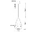 Подвесной светильник Arte Lamp Matisse A7765SP-1AB