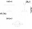 Подвесной светильник Denkirs AIR HANG DK5317-BK