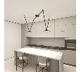 Накладной светильник Denkirs BELTY FLOW DK5564-BK
