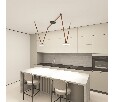 Накладной светильник Denkirs BELTY FLOW DK5564-WH+BK