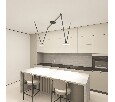 Накладной светильник Denkirs BELTY FLOW DK5564-WH+BK