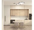 Накладной светильник Denkirs THIN DK6524-BK