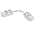 Соединитель линейный для треков Denkirs Tr200 TR2103-WH