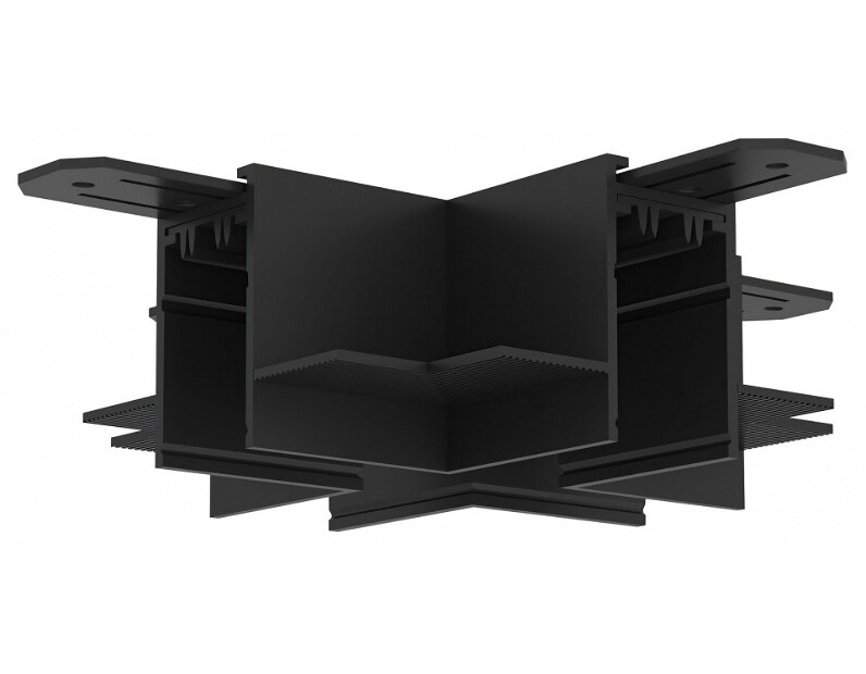 Соединитель X-образный для треков Denkirs SMART HIDE TR2114-BK