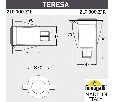 Встраиваемый светильник Fumagalli Teresa 2L0.000.000.AXZ1L