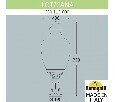 Наземный низкий светильник Fumagalli Cana C50.113.000.AYE27