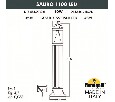 Наземный высокий светильник Fumagalli Sauro D15.555.000.AXD1L.CRB