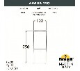 Наземный низкий светильник Fumagalli Amelia DR2.573.000.WYF1R