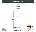 Наземный низкий светильник Fumagalli Amelia DR2.574.000.LYF1R