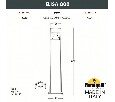 Наземный низкий светильник Fumagalli Elisa DS2.564.000.LXD1L
