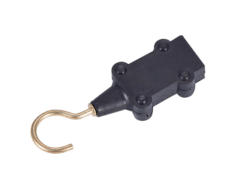 Заглушка с крюком для двухжильного иллюминационного кабеля Belt-light NN- 331-007