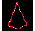 Фигура Колокольчик цвет красный NN- 501-217