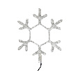 Фигура Снежинка цвет белый NN- 501-212