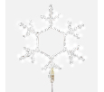 Фигура световая Снежинка LED цвет белый NN- 501-212-1
