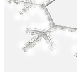 Фигура световая Снежинка LED цвет белый NN- 501-212-1