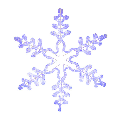 Фигура световая Снежинка резная цвет белый NN- 501-222