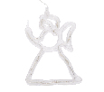 Фигура светодиодная Ангелок на присоске с подвесом NN- 501-015