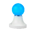 Лампа шар DIA 45 3 LED е27  СИНЯЯ  NN- 405-113