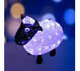 Акриловая светодиодная фигура Овца 30см NN- 513-401